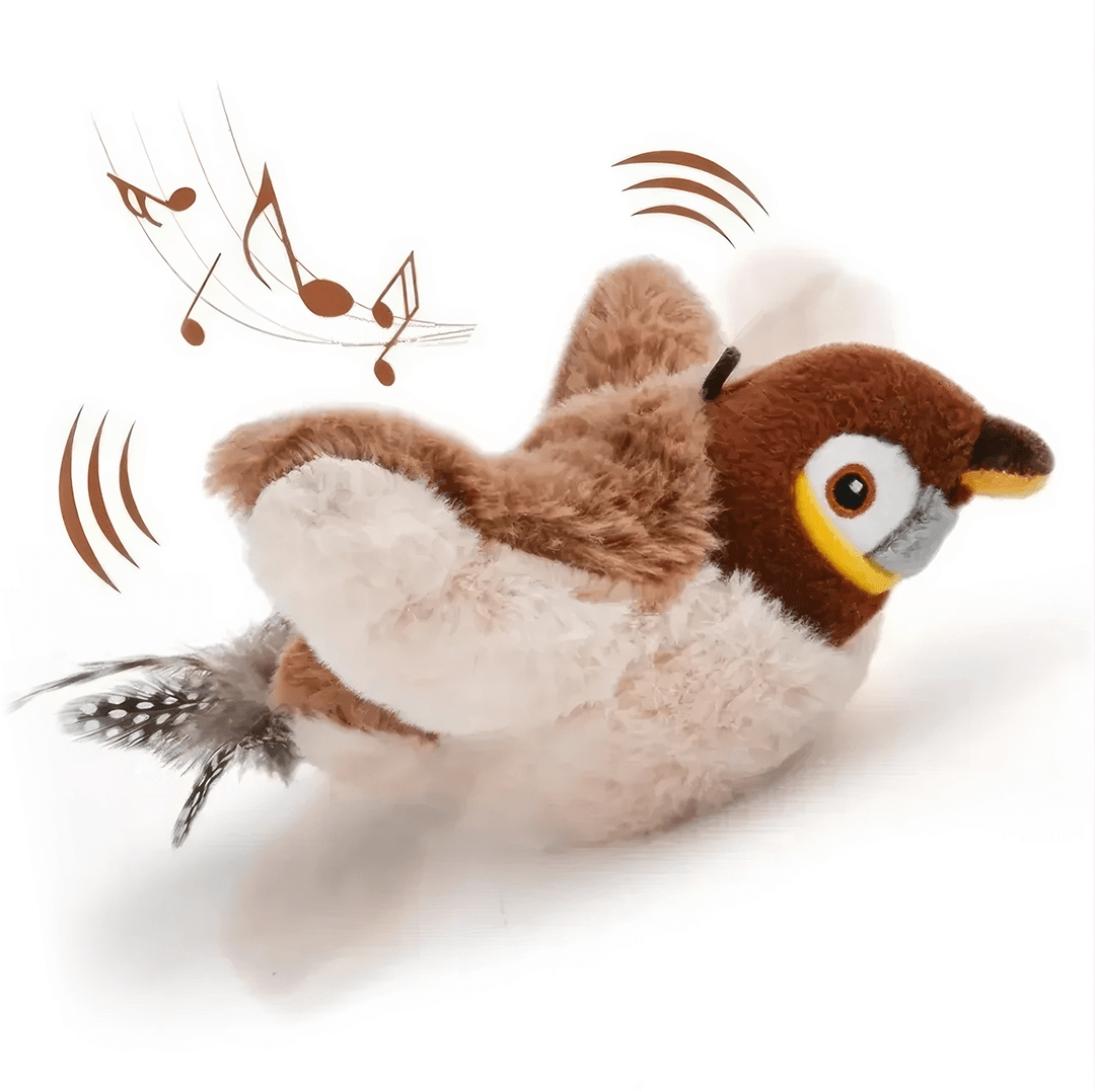 FluffyPaws™ Soft-Stitched Interactive Cat Toy